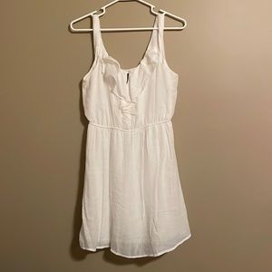 Rue 21. White sleeveless dress.